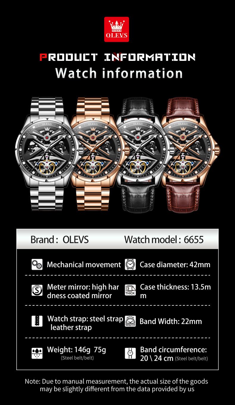 Olevs Men's Watch 6655