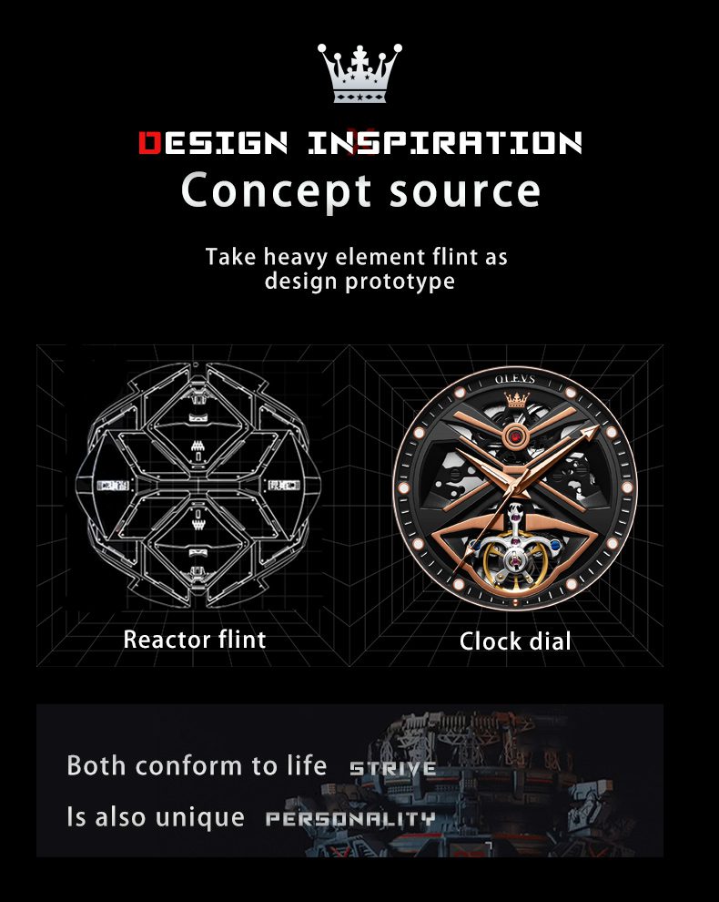 Olevs Men's Watch 6655