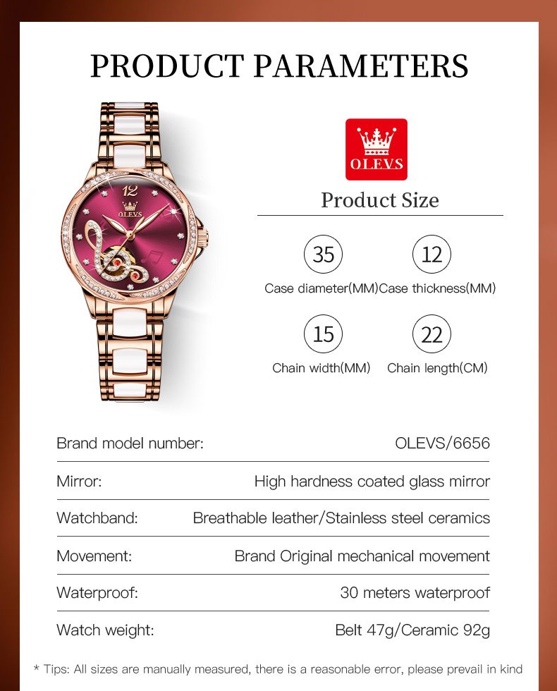 Olevs Women's Watch 6656