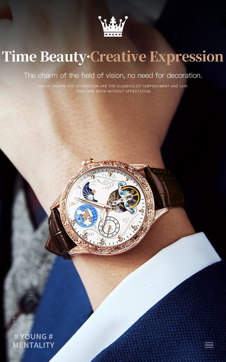 Olevs Men's Watch 6660