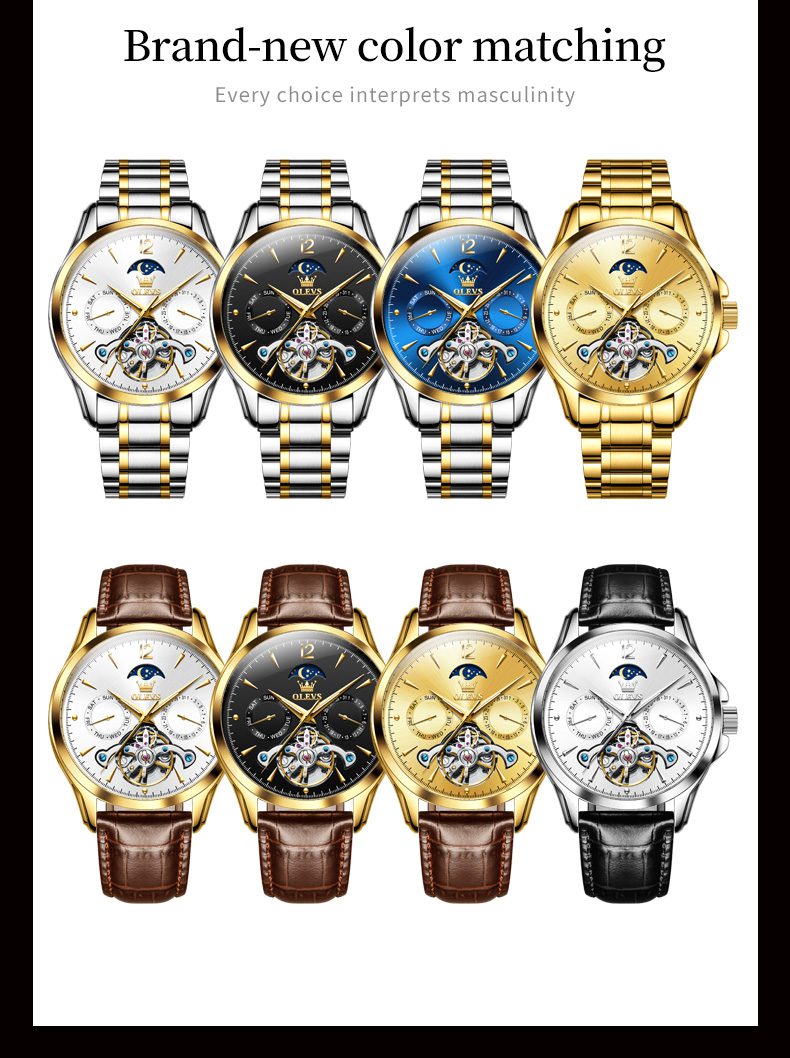 Olevs Men's Watch 6663