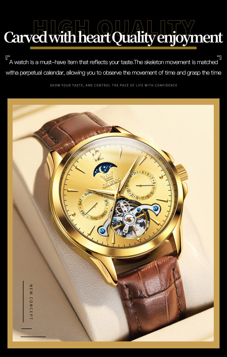 Olevs Men's Watch 6663