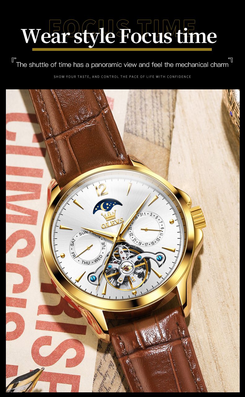 Olevs Men's Watch 6663