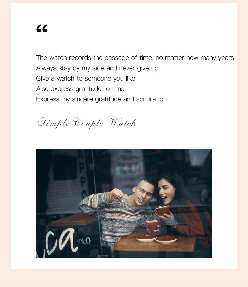 Olevs Couple Watch 6666