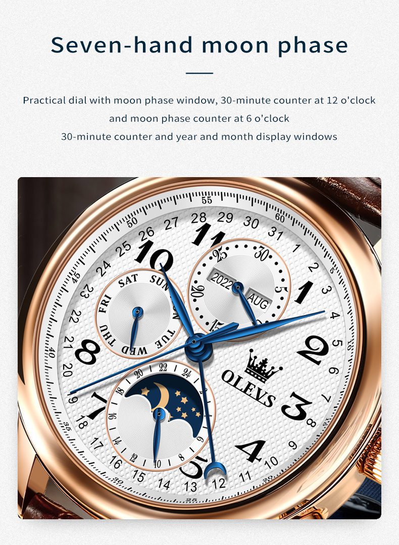 Olevs Men's Watch 6667