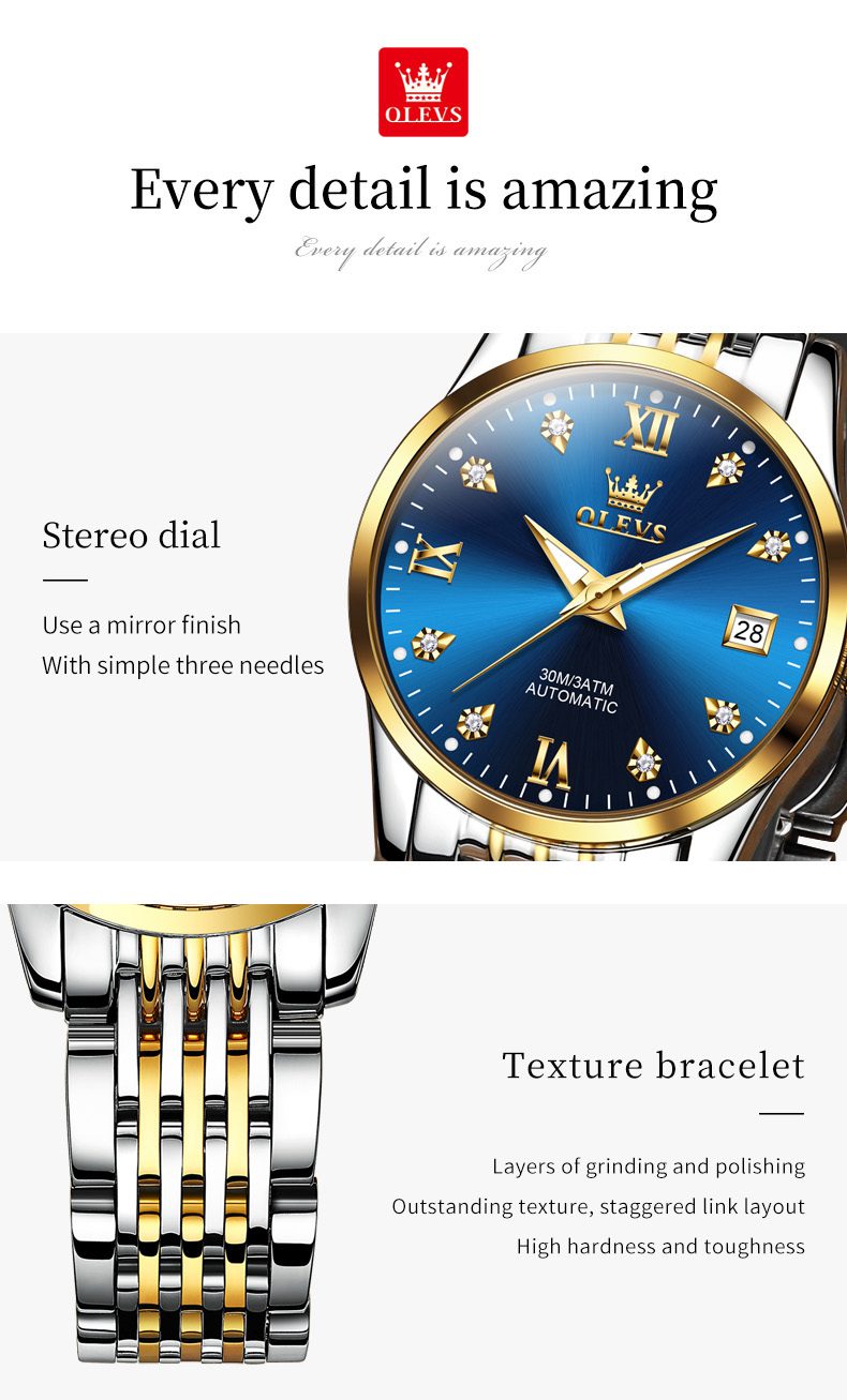 Olevs Men's Watch 6673