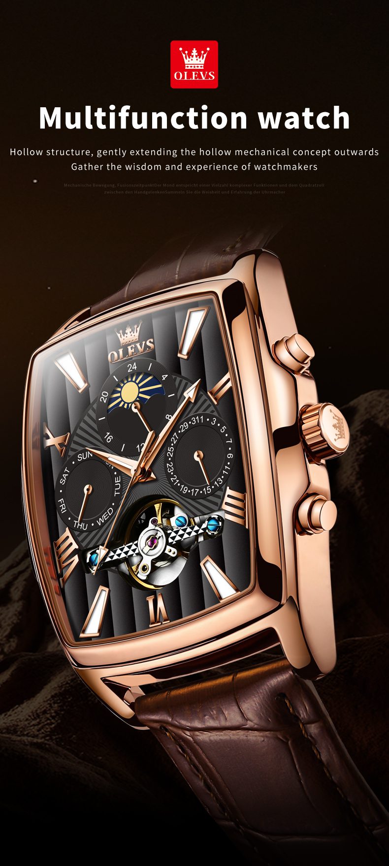 Olevs Men's Watch 6675