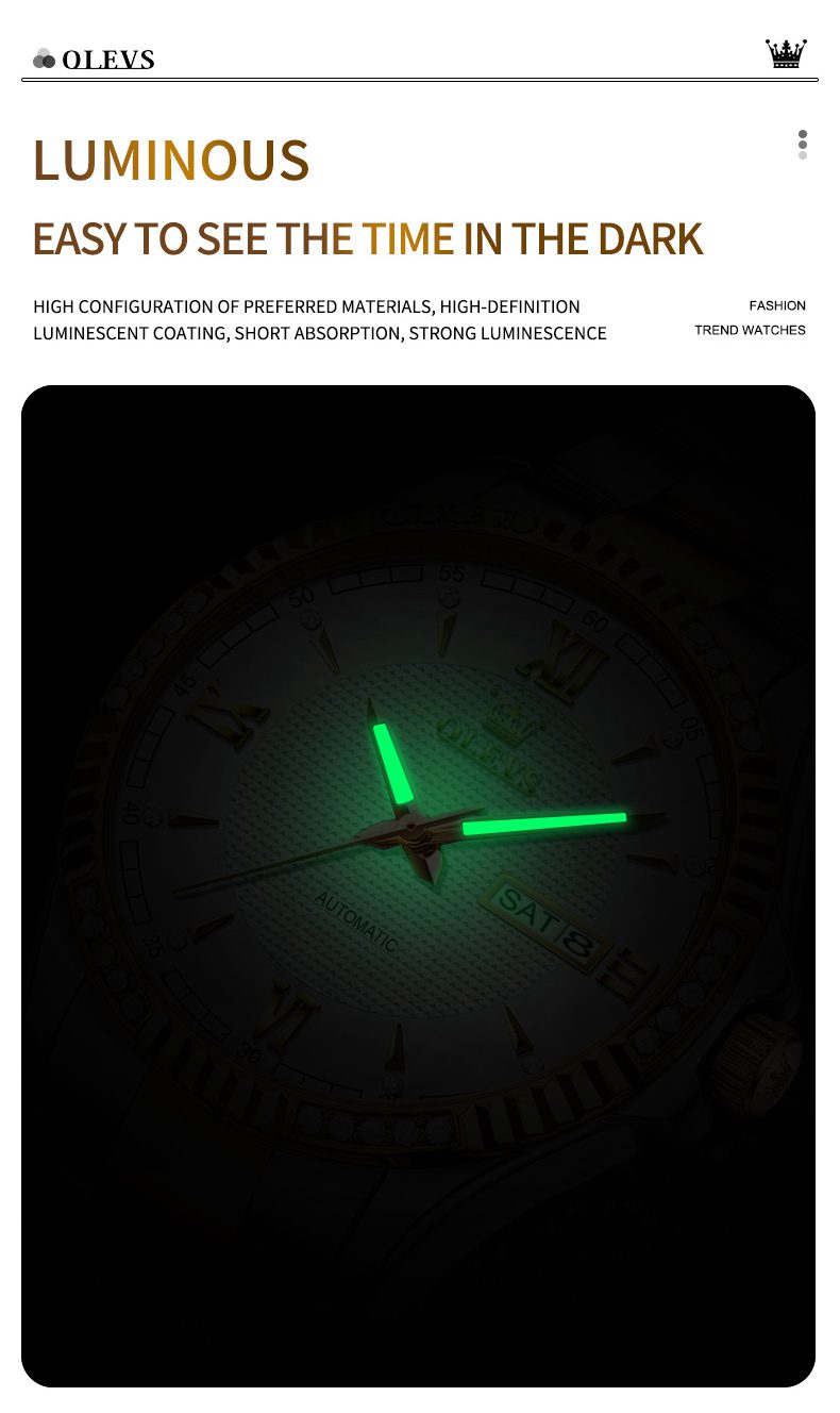 Olevs Men's Watch 6676