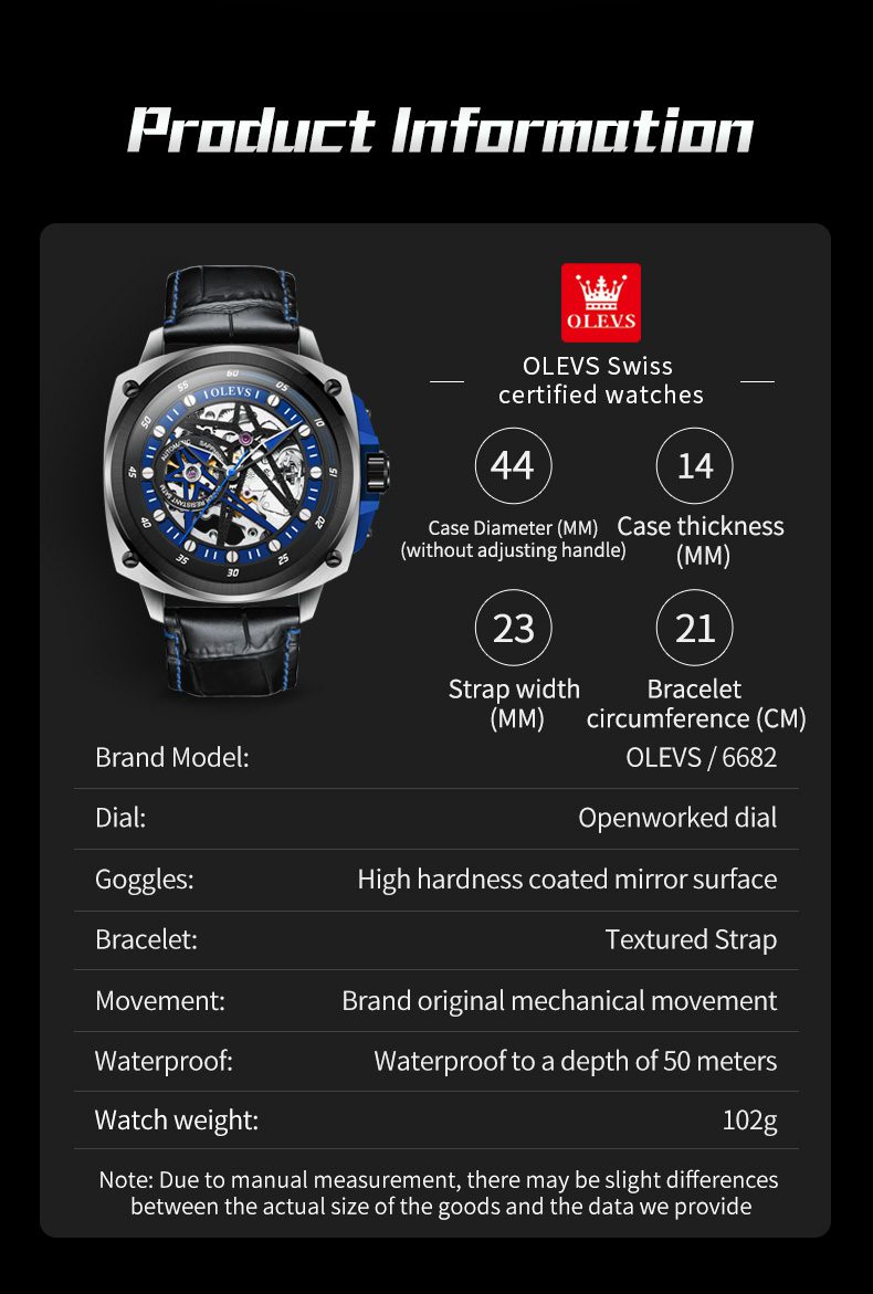 Olevs Men's Watch 6682