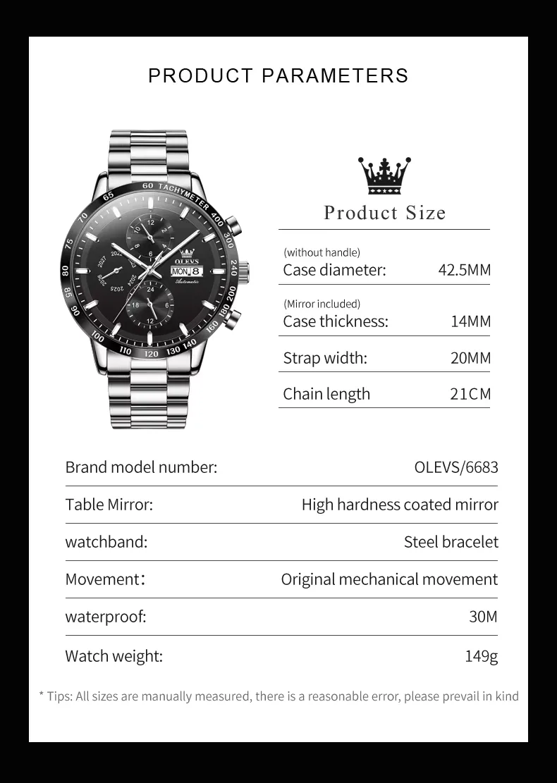 OLEVS Men's Watch 6683