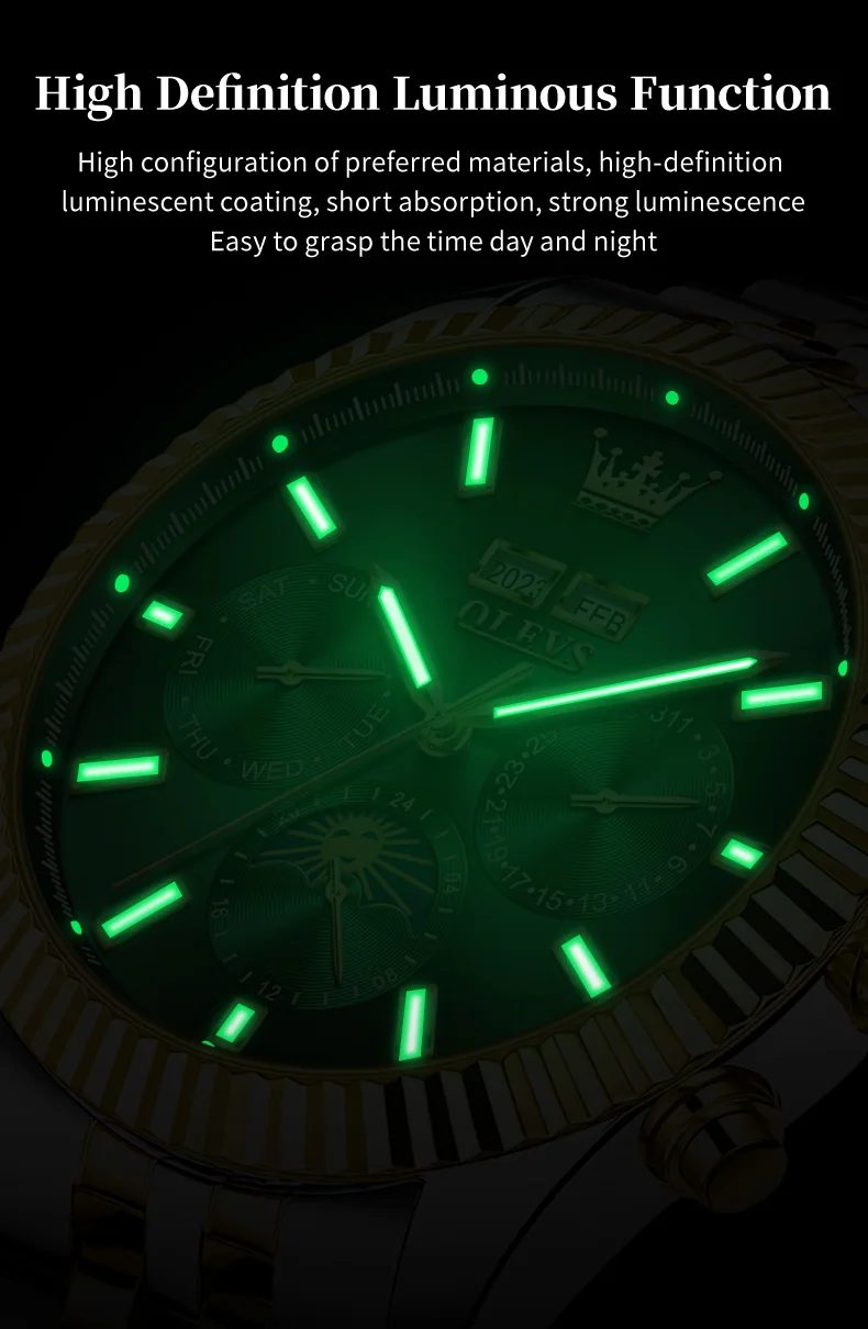 Olevs Men's Watch 6688