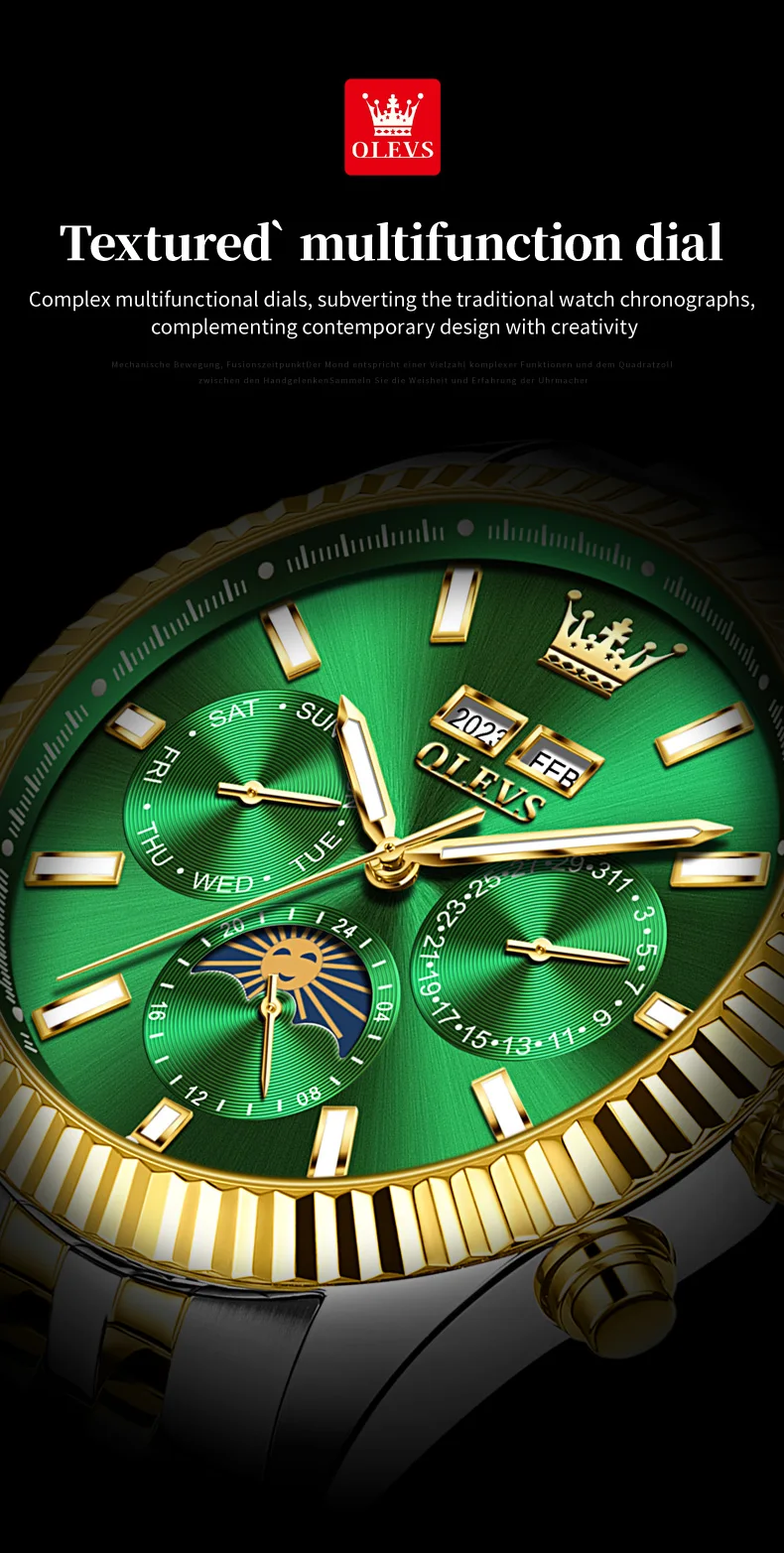 Olevs Men's Watch 6688