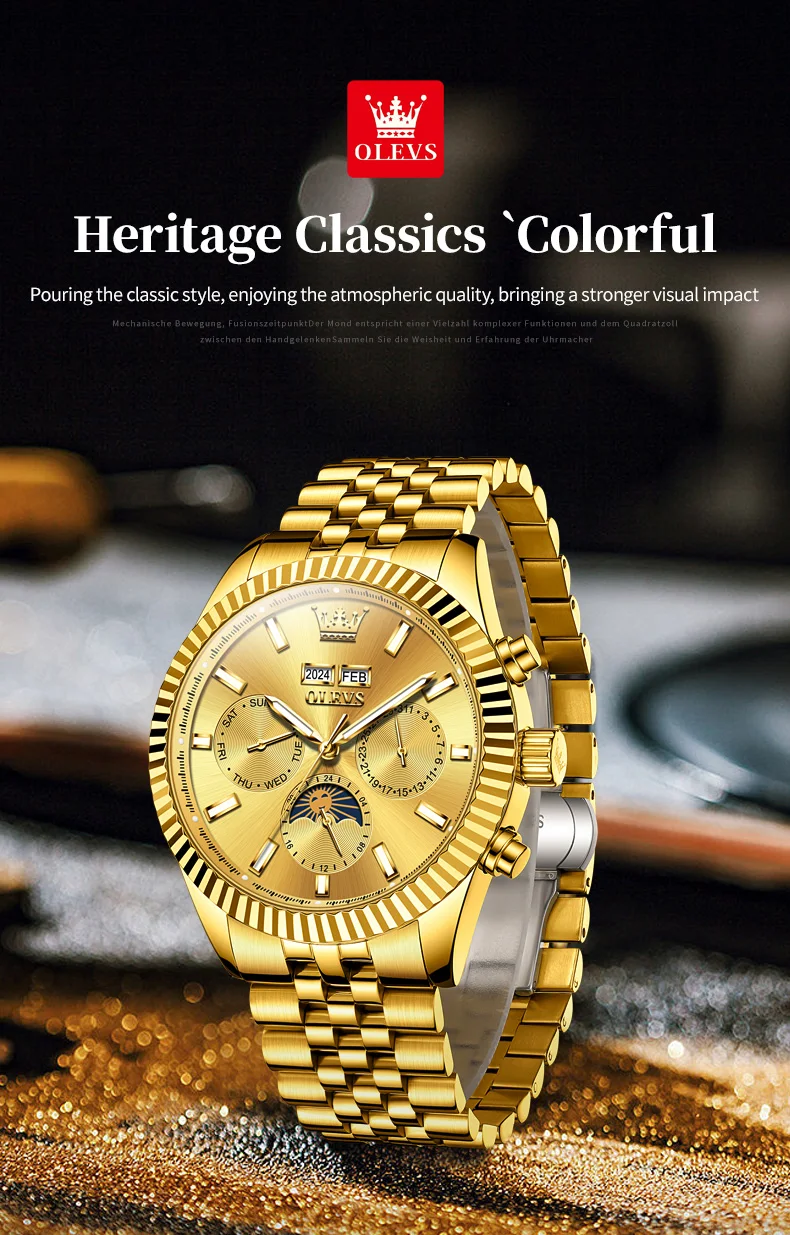 Olevs Men's Watch 6688