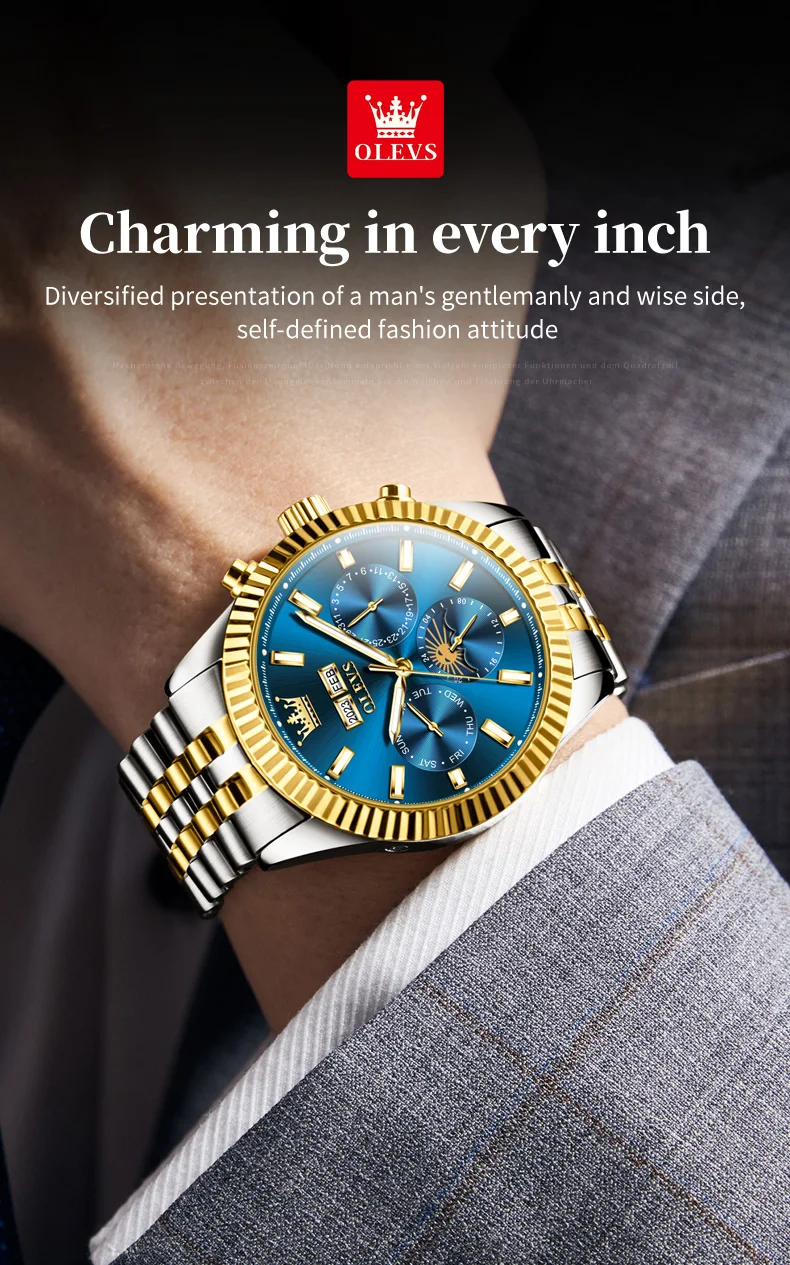 Olevs Men's Watch 6688