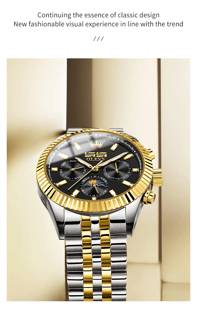 Olevs Men's Watch 6688