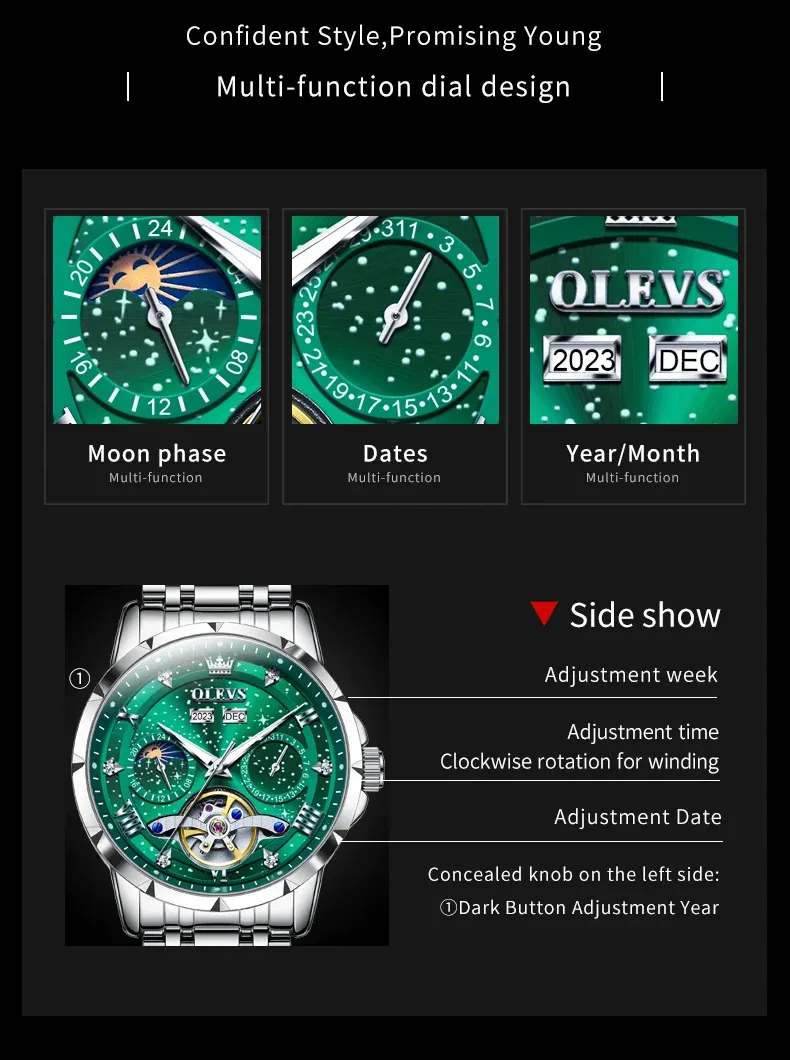 Olevs Men's Watch 6690