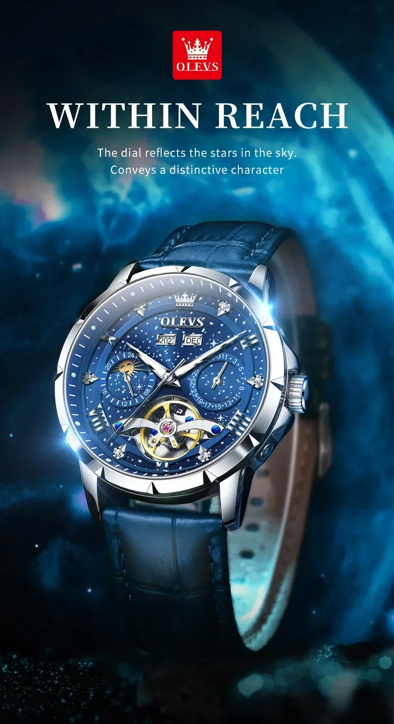 Olevs Men's Watch 6690