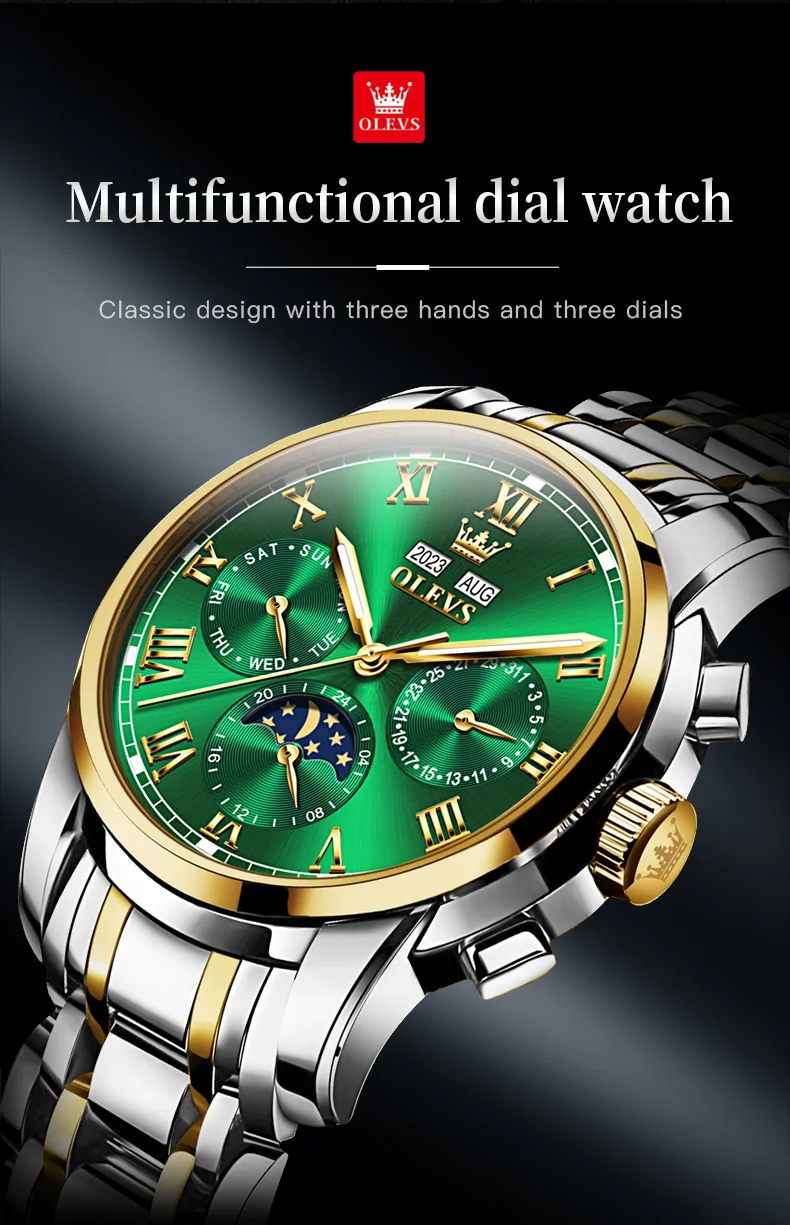 Olevs Men's Watch 6692