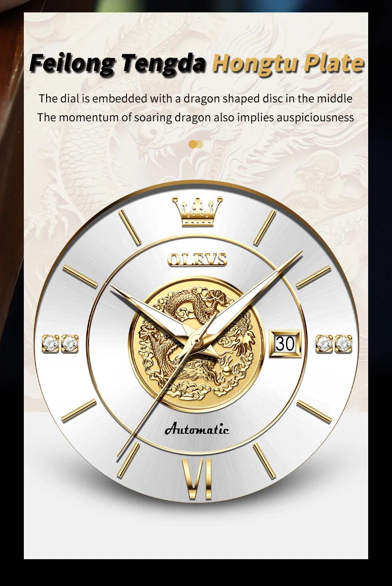 Olevs Men's Watch 6693