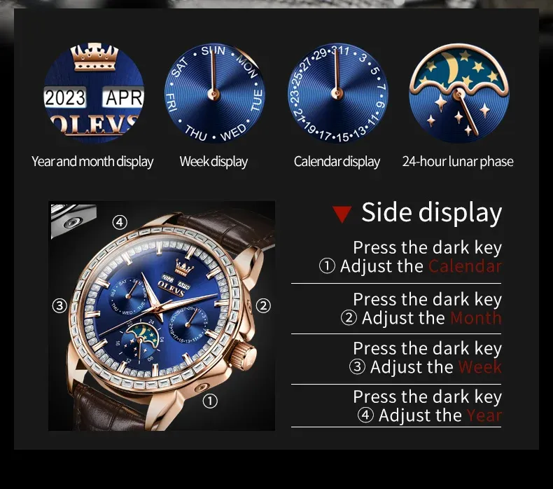 Olevs Men's Watch 6695