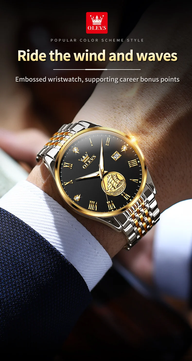 Olevs Men's Watch 6696