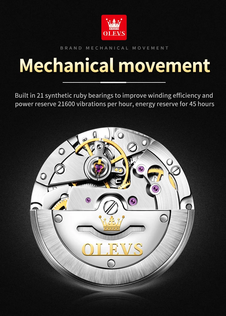 Olevs Men's Watch 6696