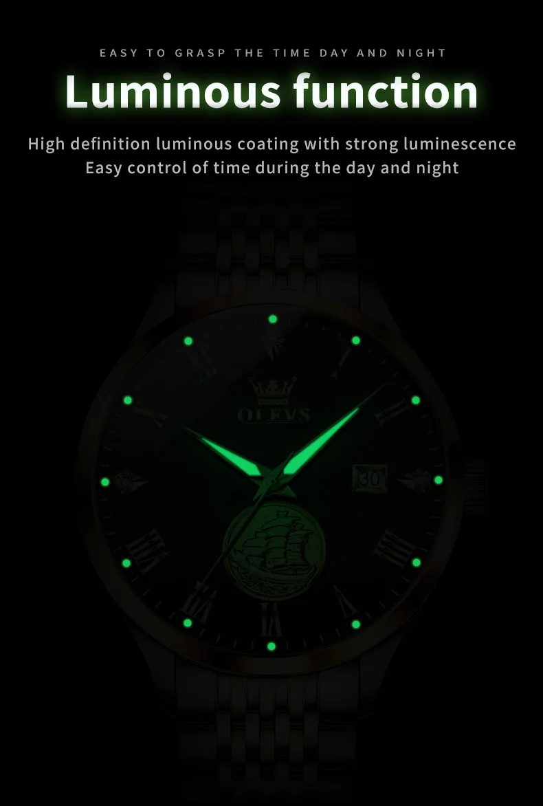 Olevs Men's Watch 6696