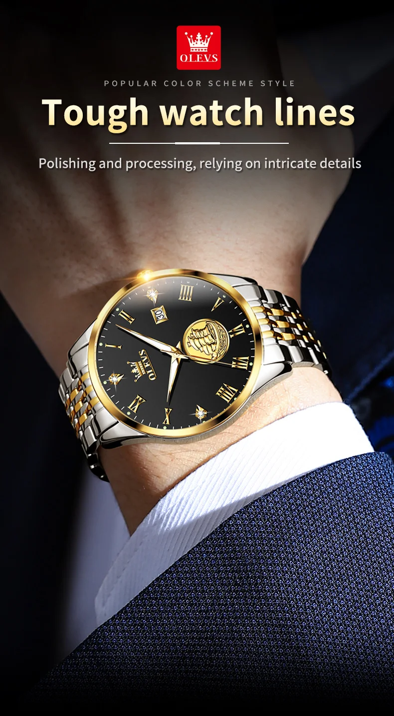 Olevs Men's Watch 6696