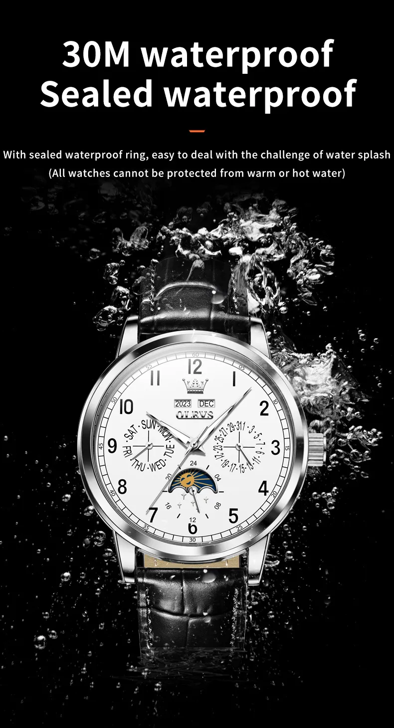 Olevs Men's Watch 6698