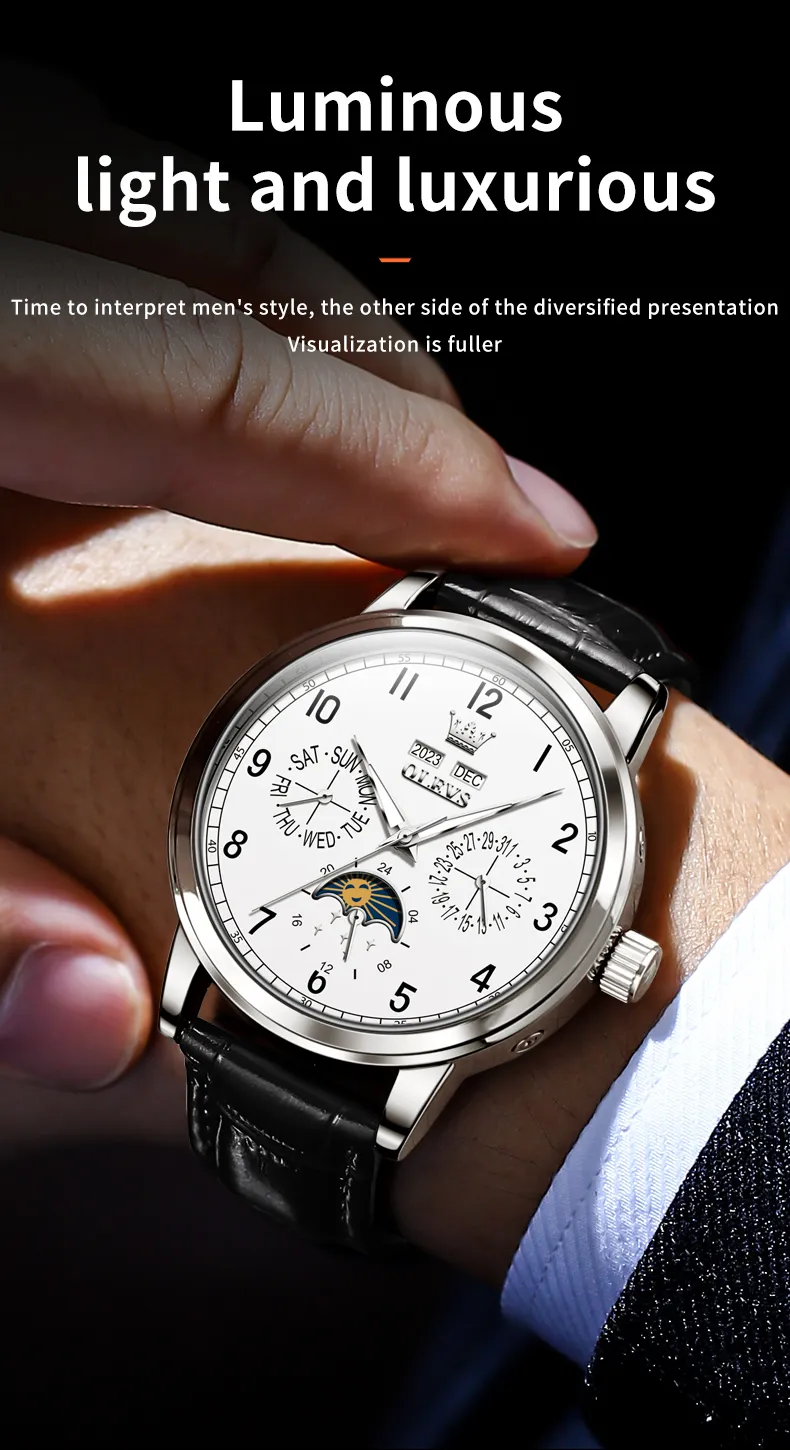 Olevs Men's Watch 6698