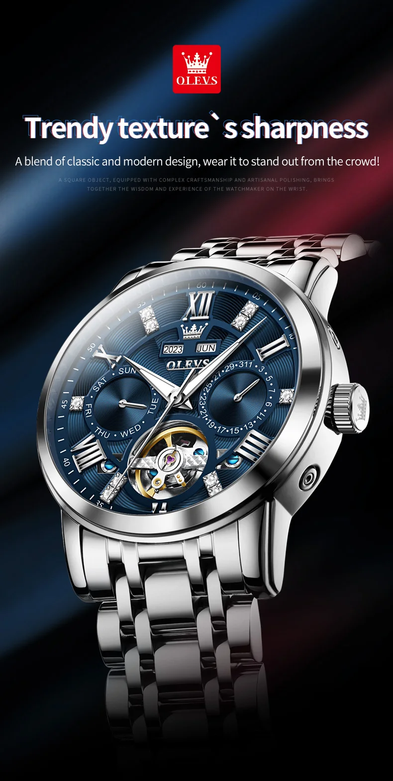 Olevs Men's Watch 6701