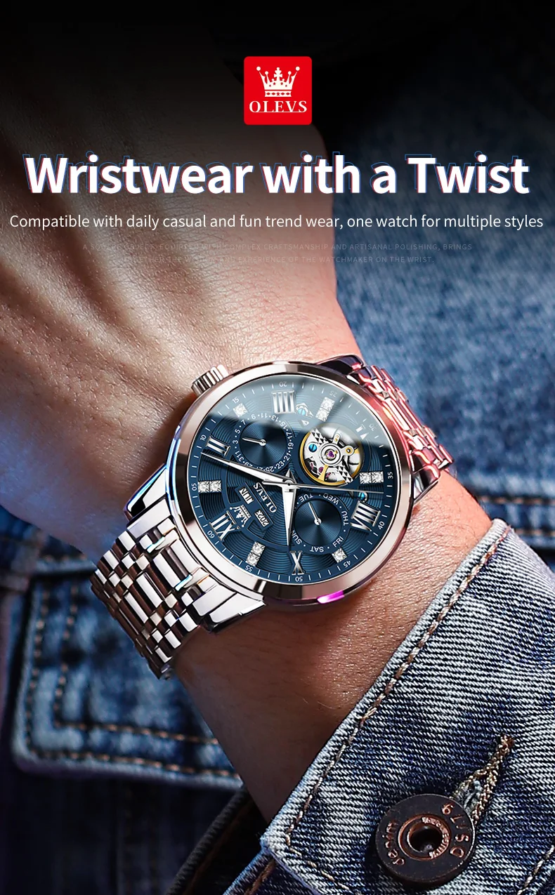 Olevs Men's Watch 6701