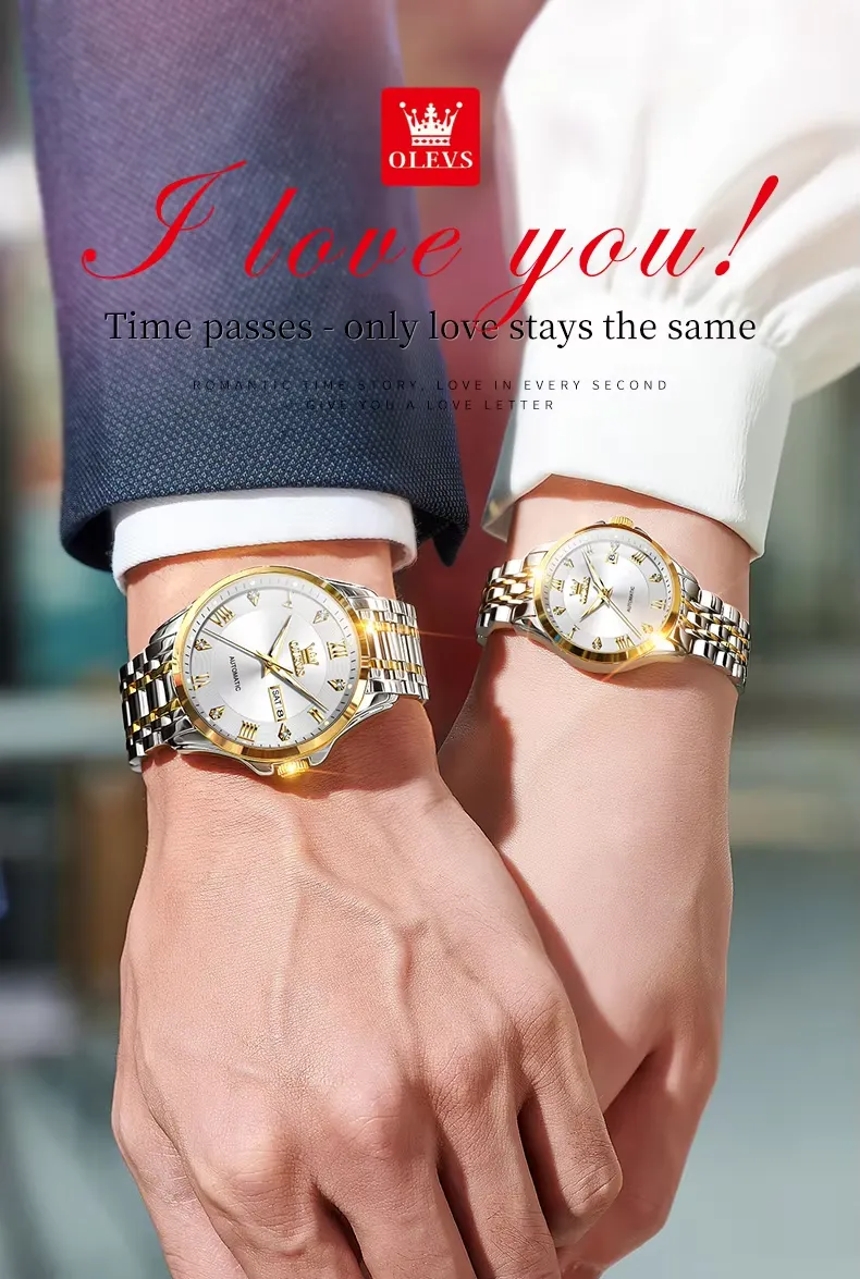 OLEVS Couple Watch 6702