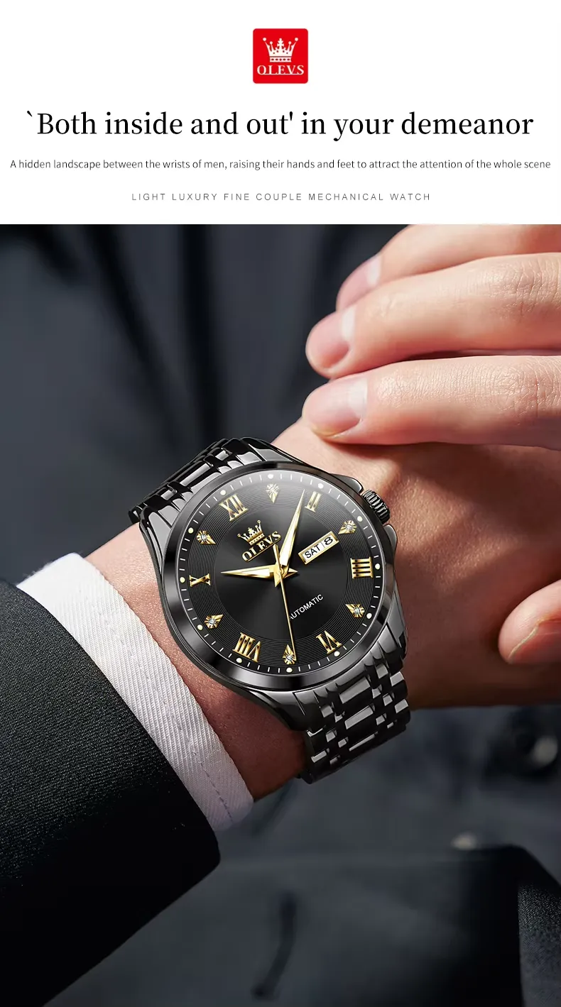 OLEVS Couple Watch 6702