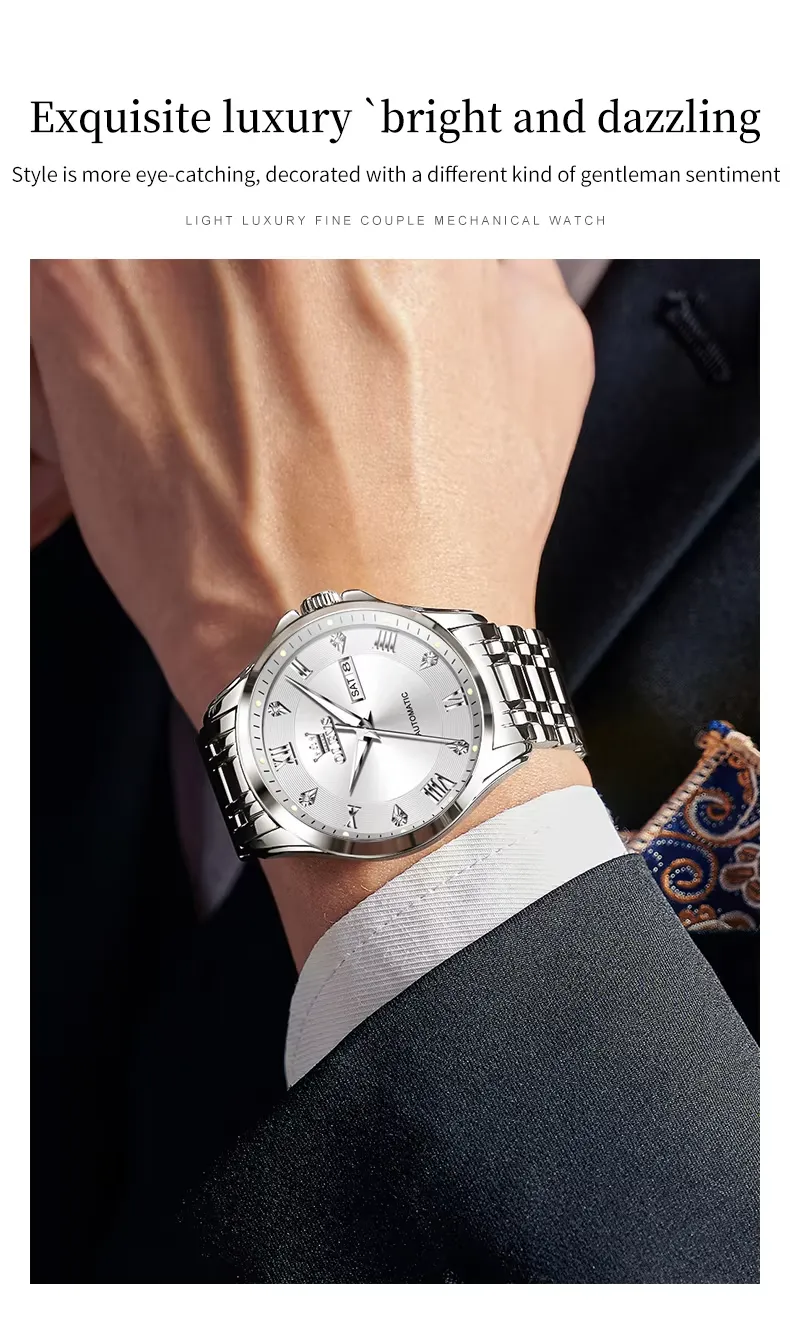OLEVS Couple Watch 6702