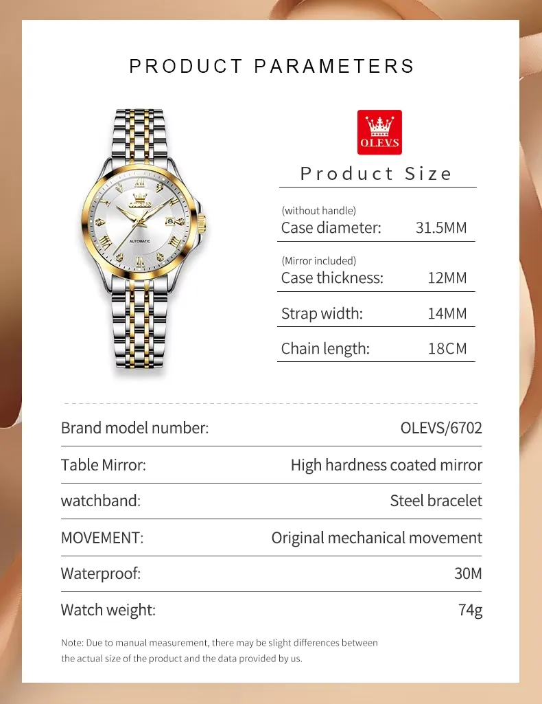 OLEVS Women's Watch 6702