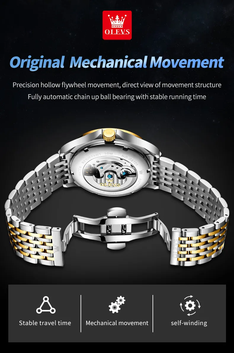 Olevs Men's Watch 6705