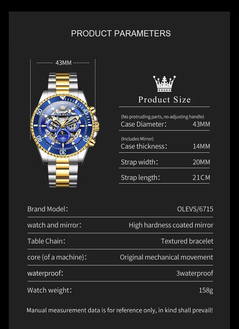 OLEVS Men's Watch 6715