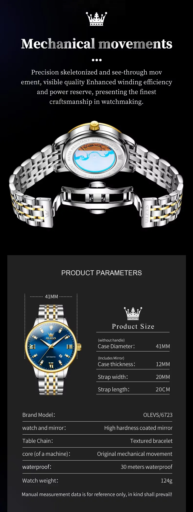 OLEVS Men's Watch 6723