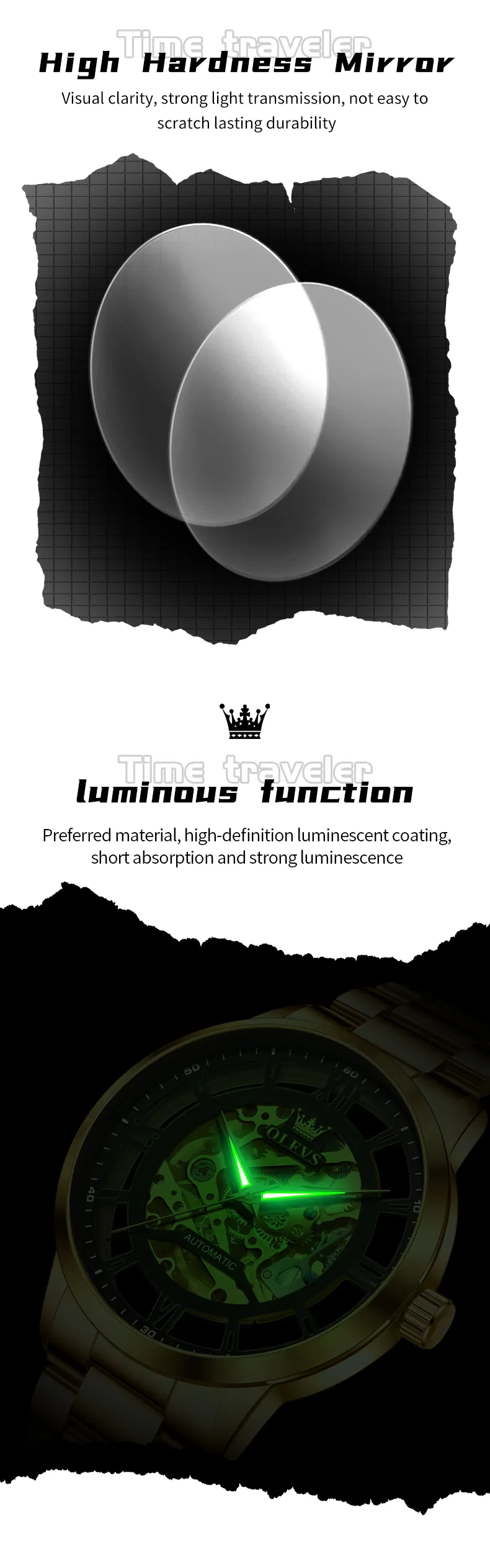 Olevs Men's Watch 6728