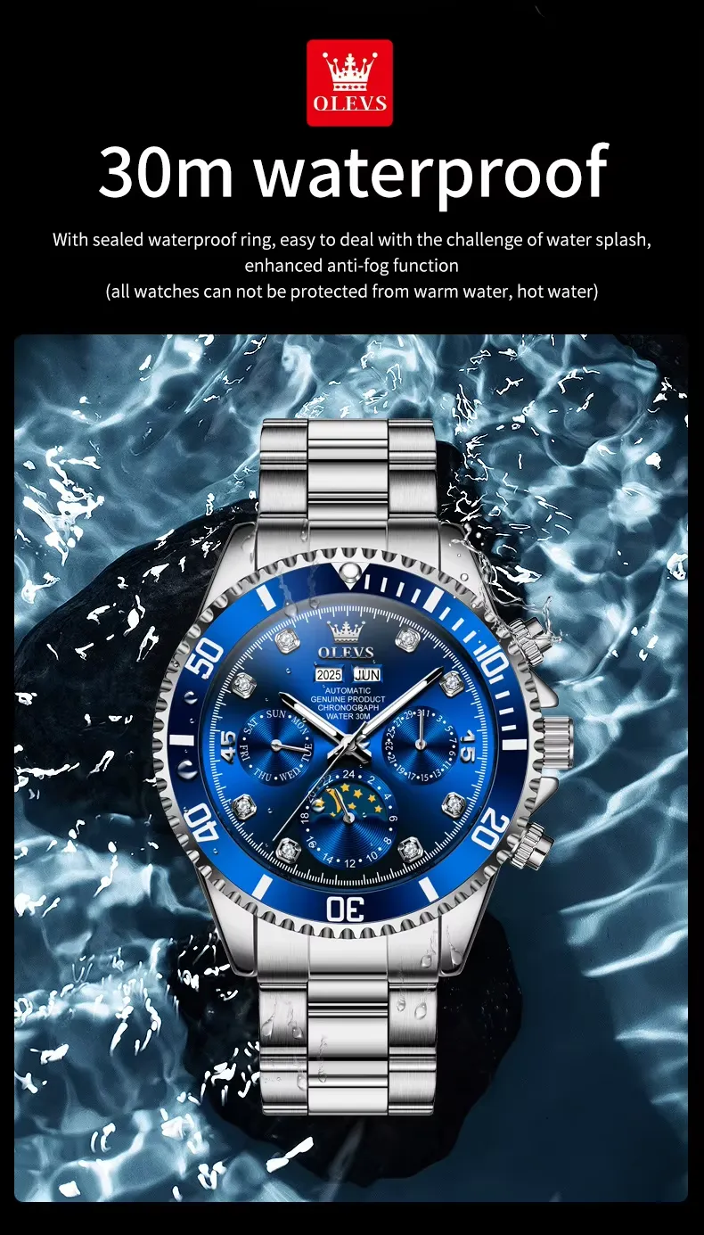 Olevs Men's Watch 6729
