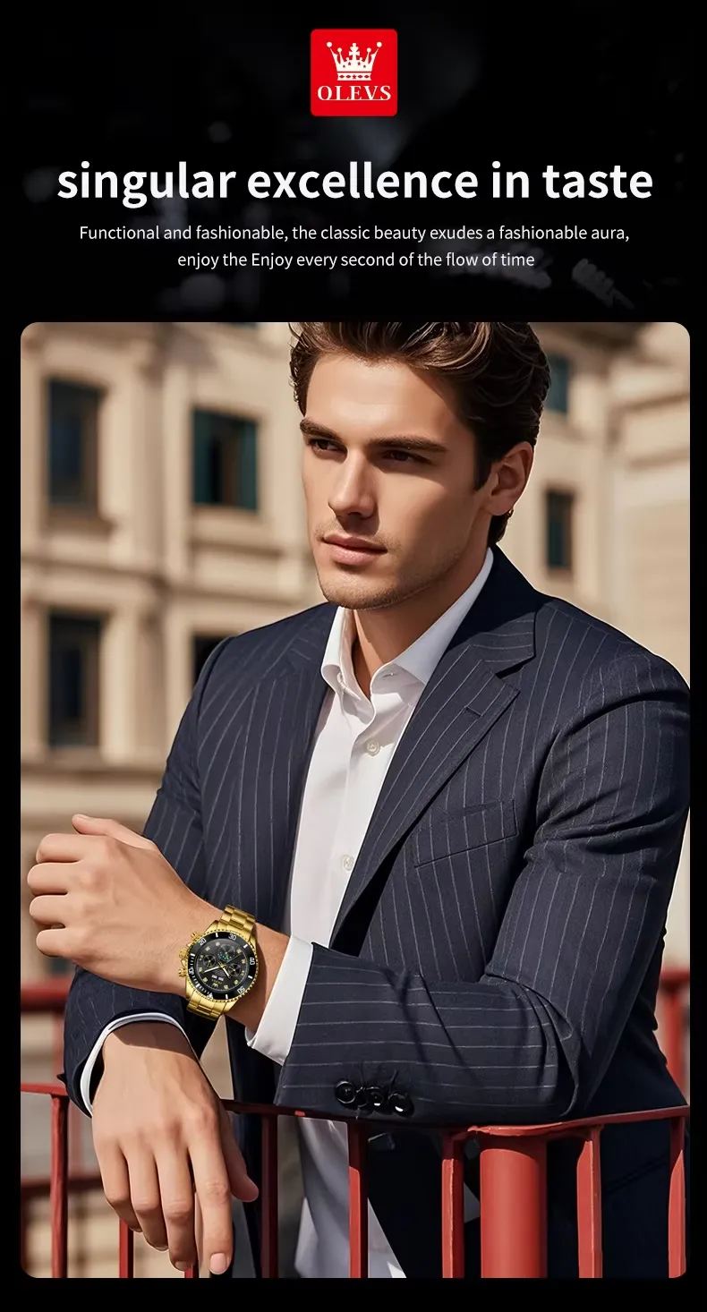 Olevs Men's Watch 6729