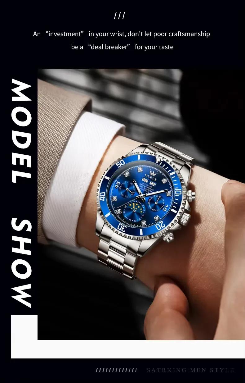 Olevs Men's Watch 6729