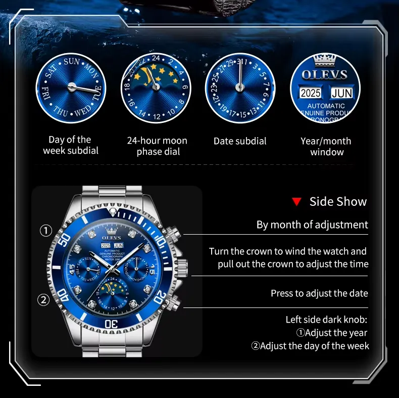 Olevs Men's Watch 6729