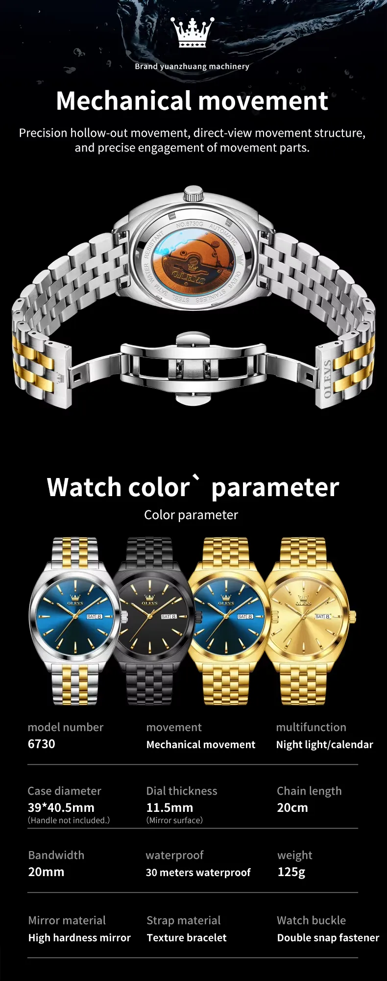 OLEVS Men's Watch 6730