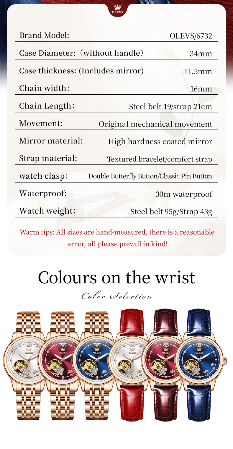 Olevs Women's Watch 6732