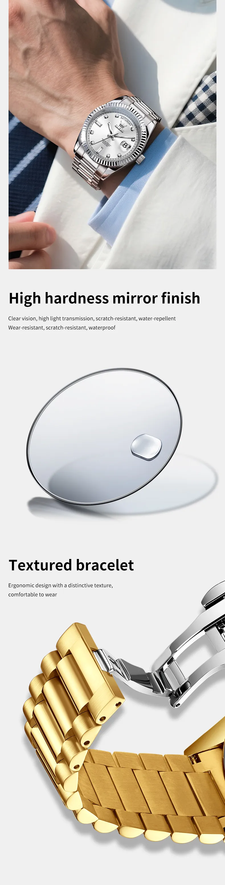 Olevs Men's Watch 6736