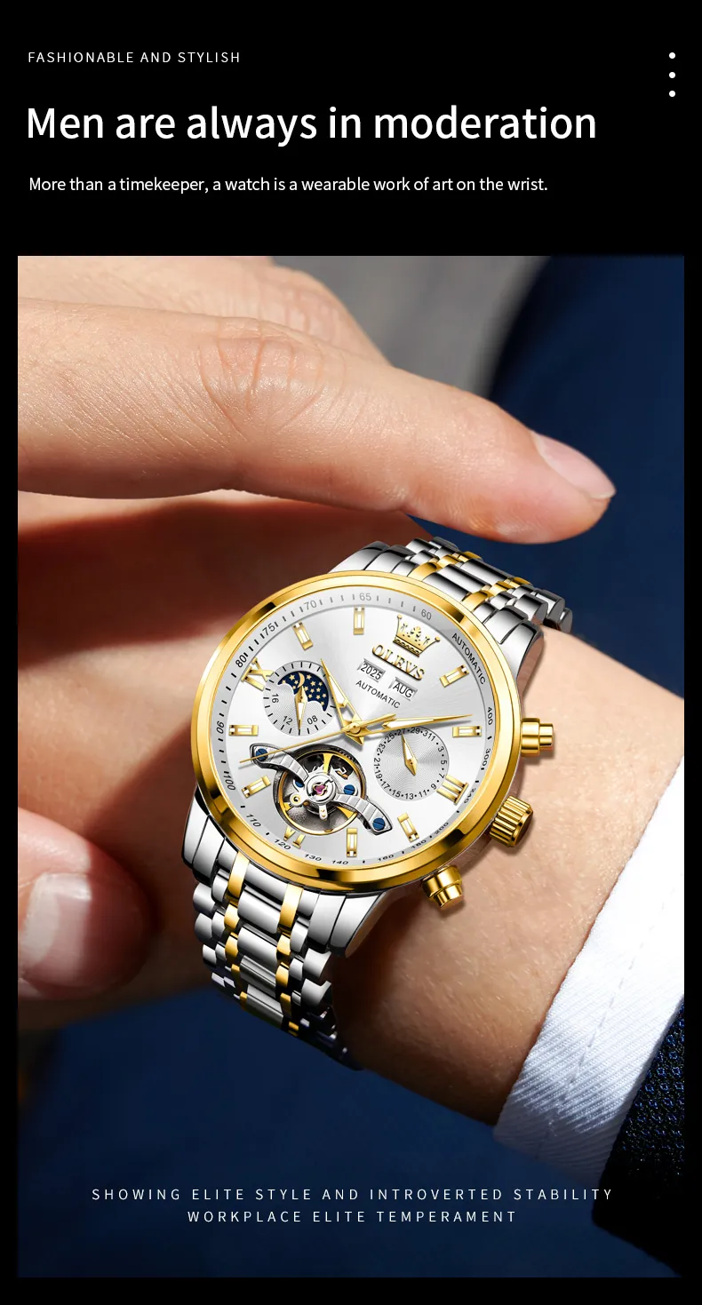 Olevs Men's Watch 6740