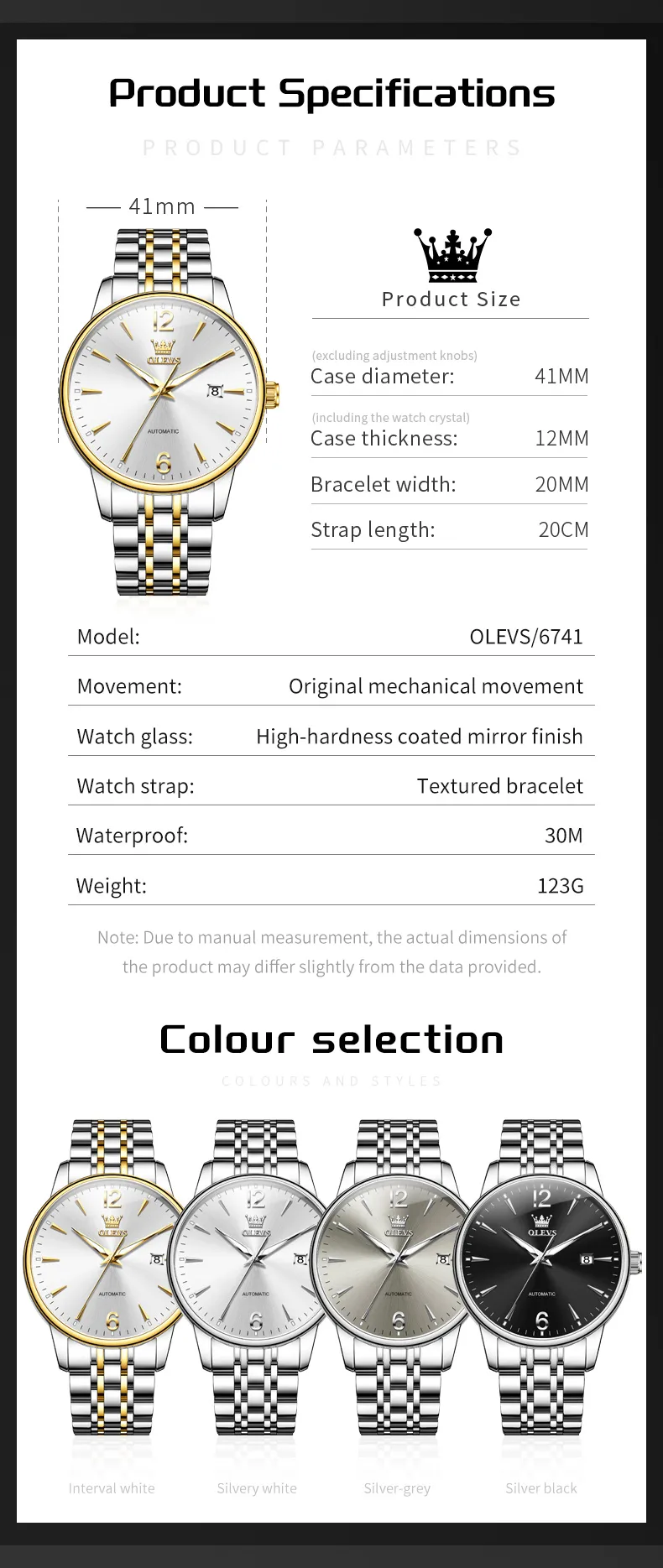 Olevs Men's Watch 6741