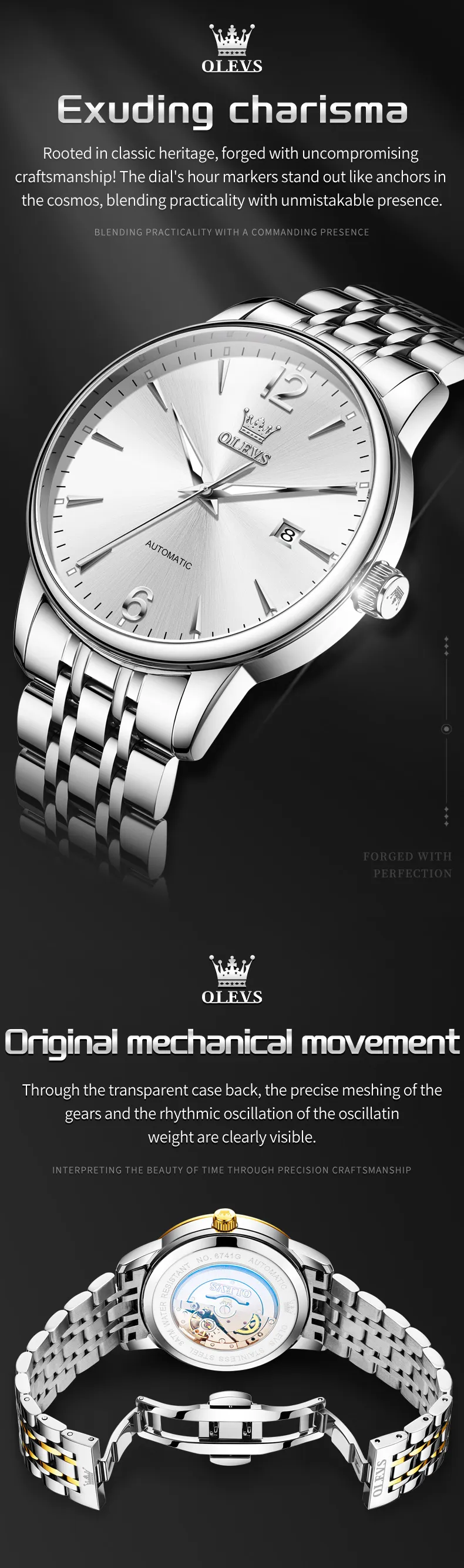 Olevs Men's Watch 6741